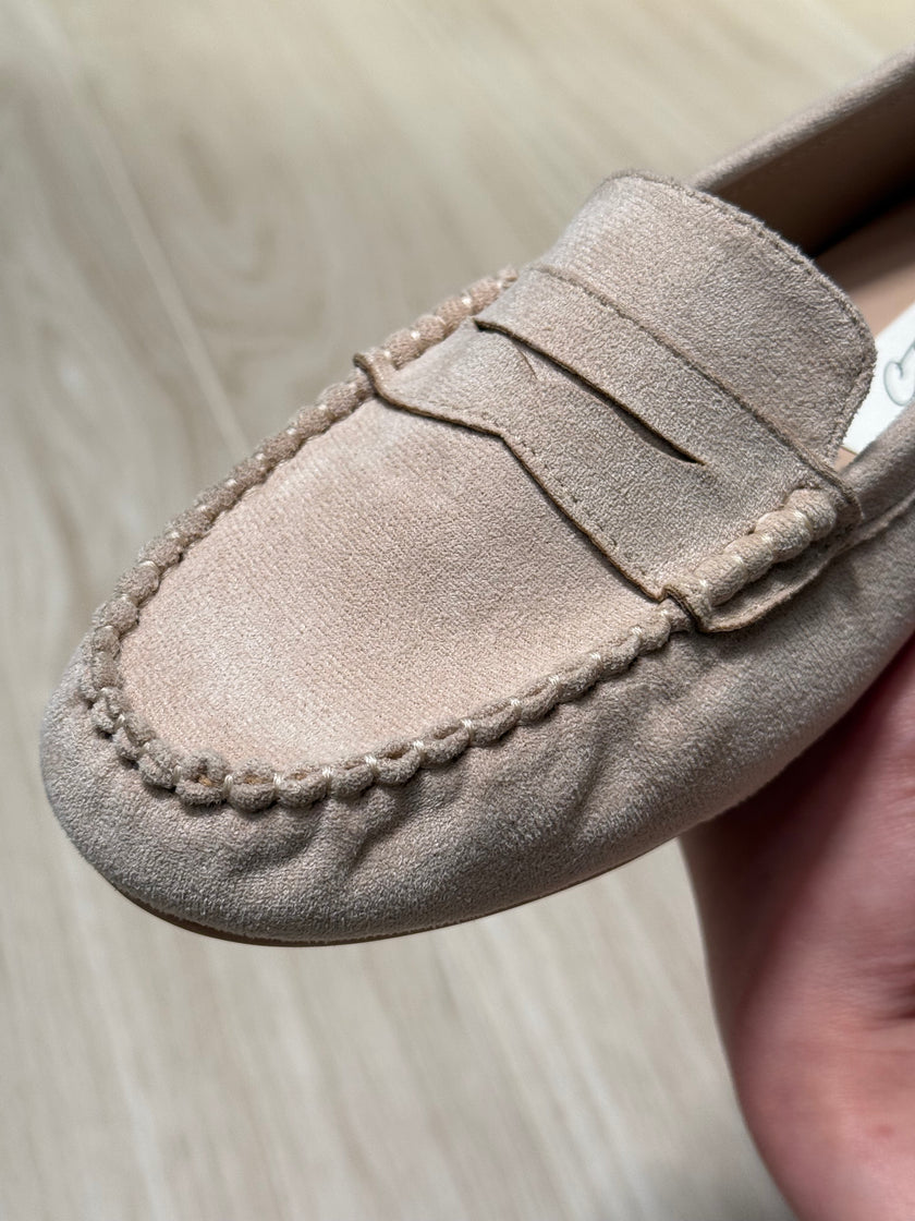 內增高Suede Loafer