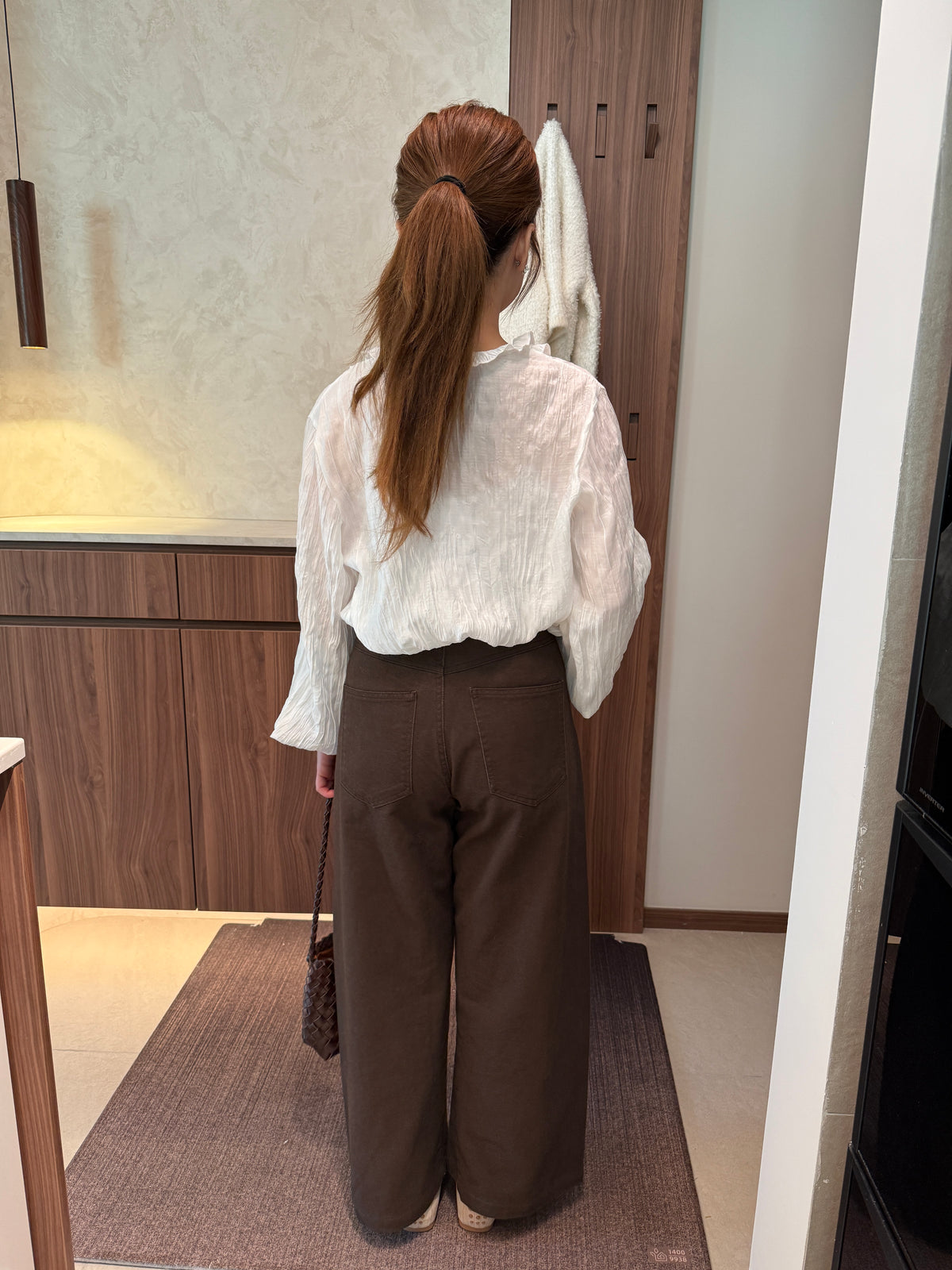 立體縐褶感blouse