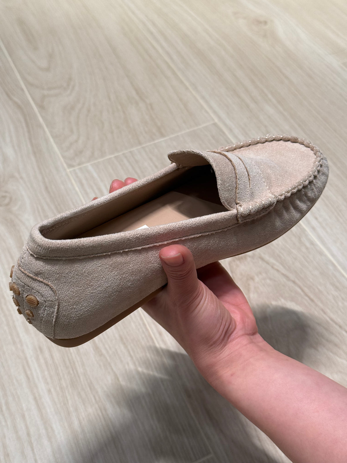 內增高Suede Loafer