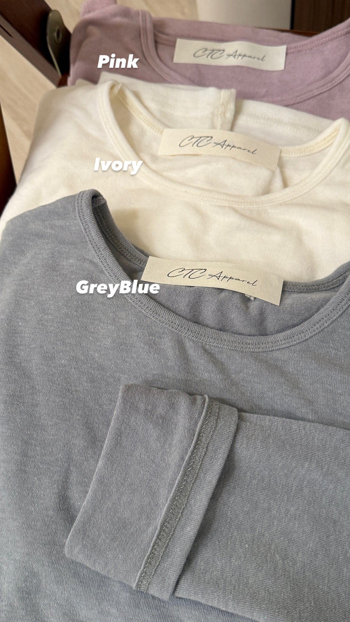 [買一送一] 羊毛棉天絲圓領tee