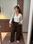 立體縐褶感blouse