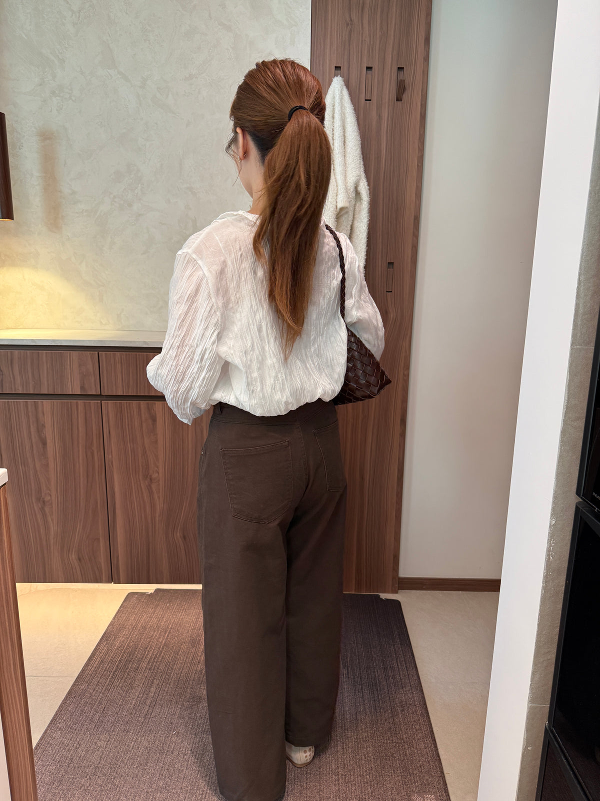 立體縐褶感blouse