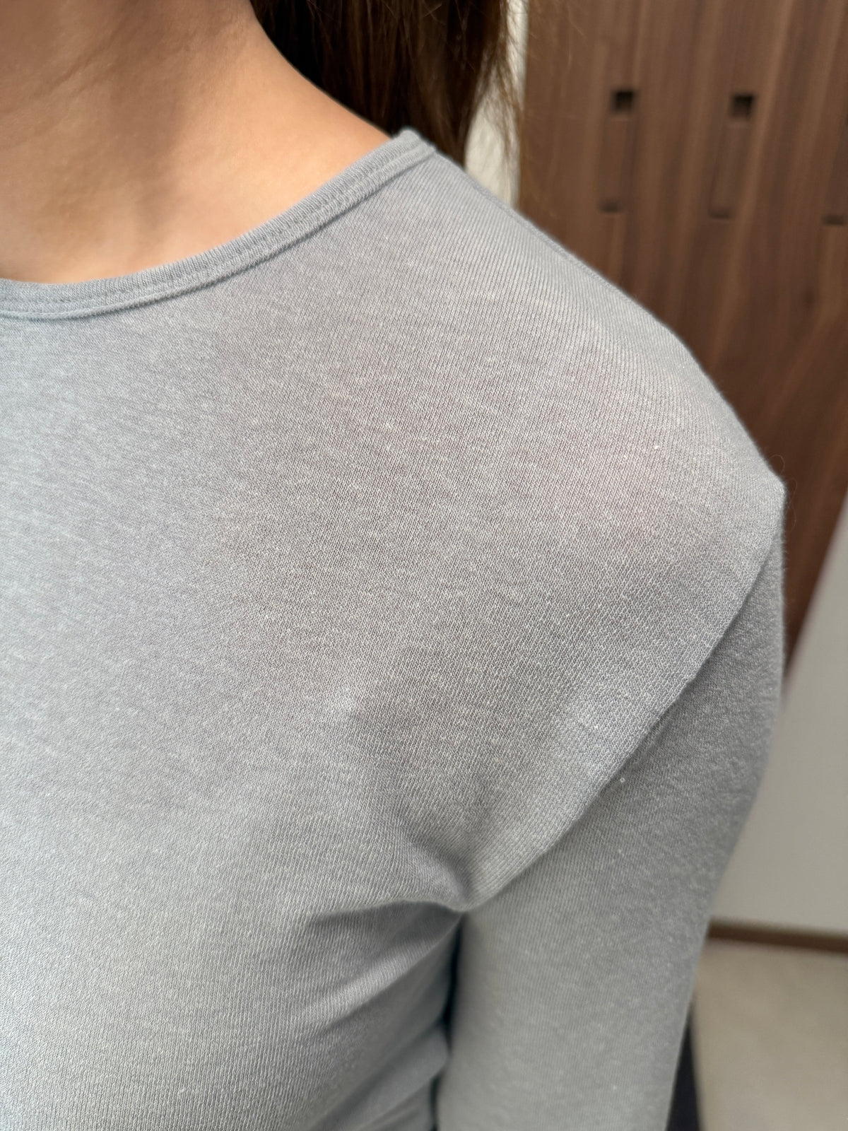 [買一送一] 羊毛棉天絲圓領tee