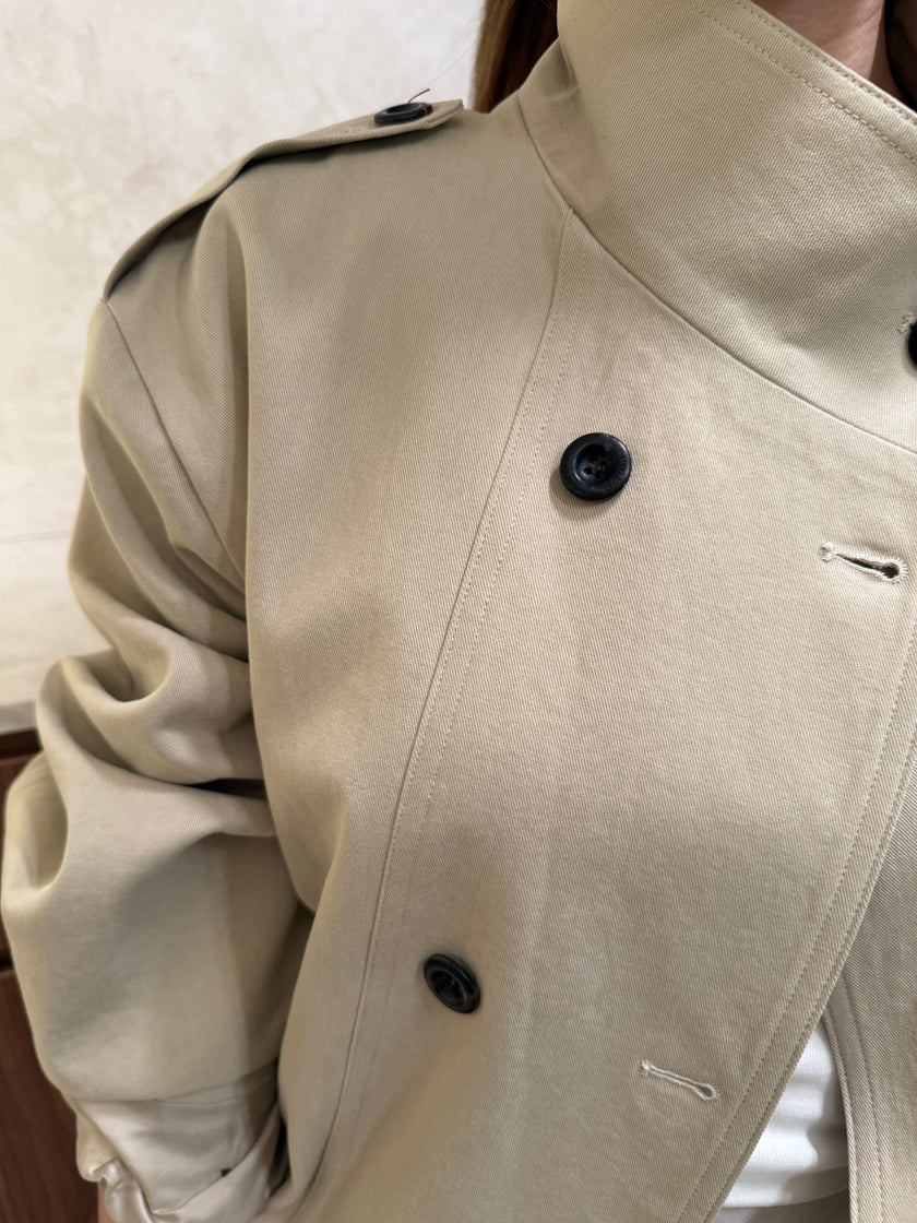 微短版Trench Coat