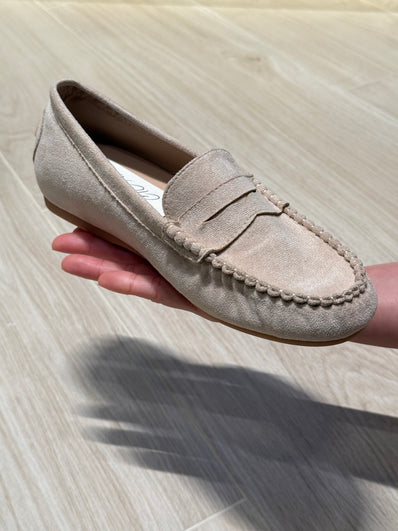 內增高Suede Loafer