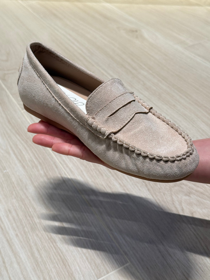 內增高Suede Loafer