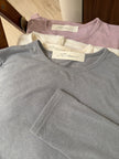 [買一送一] 羊毛棉天絲圓領tee