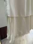 直筒型Satin Skirt
