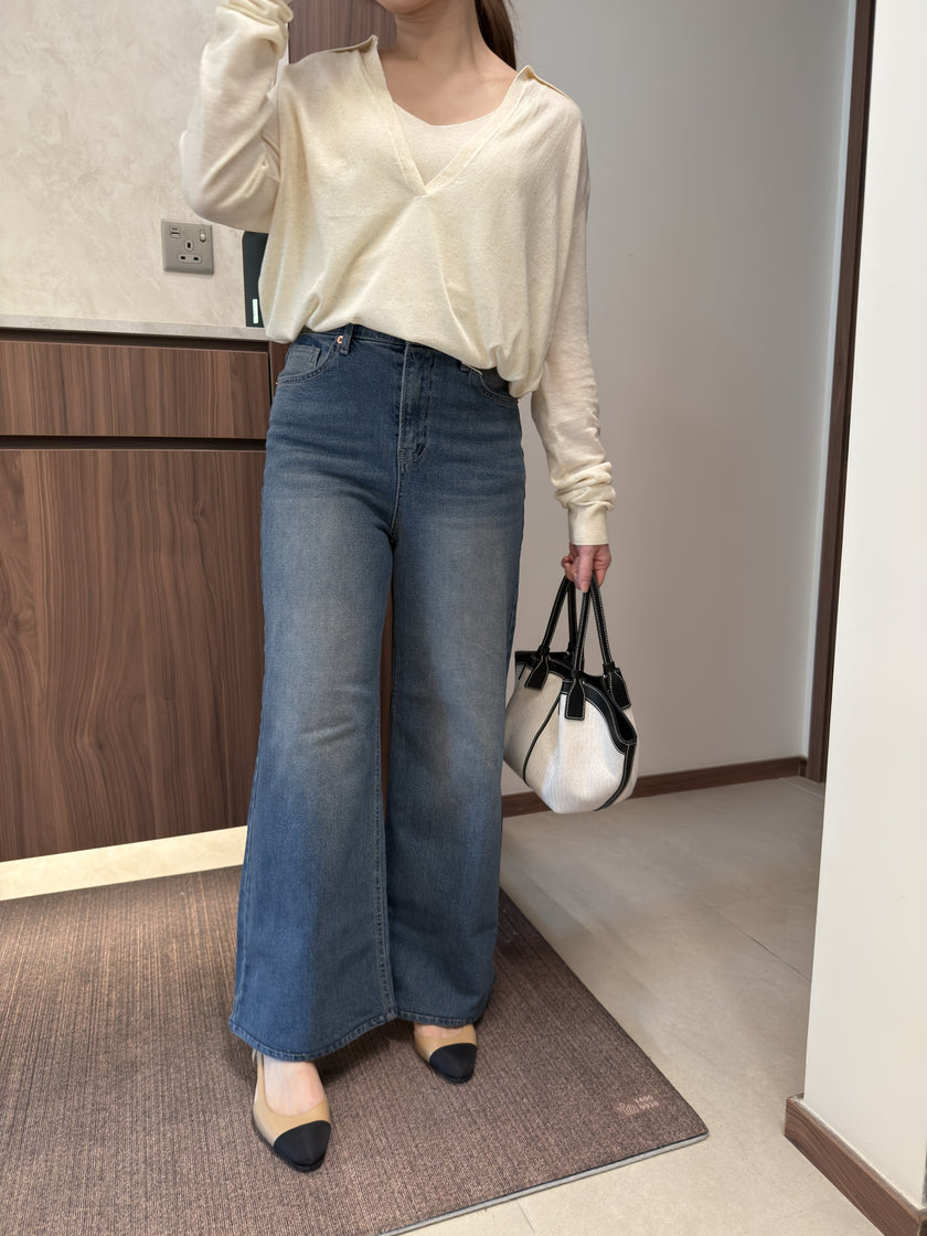 真兩件的亞麻top set