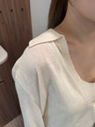 真兩件的亞麻top set