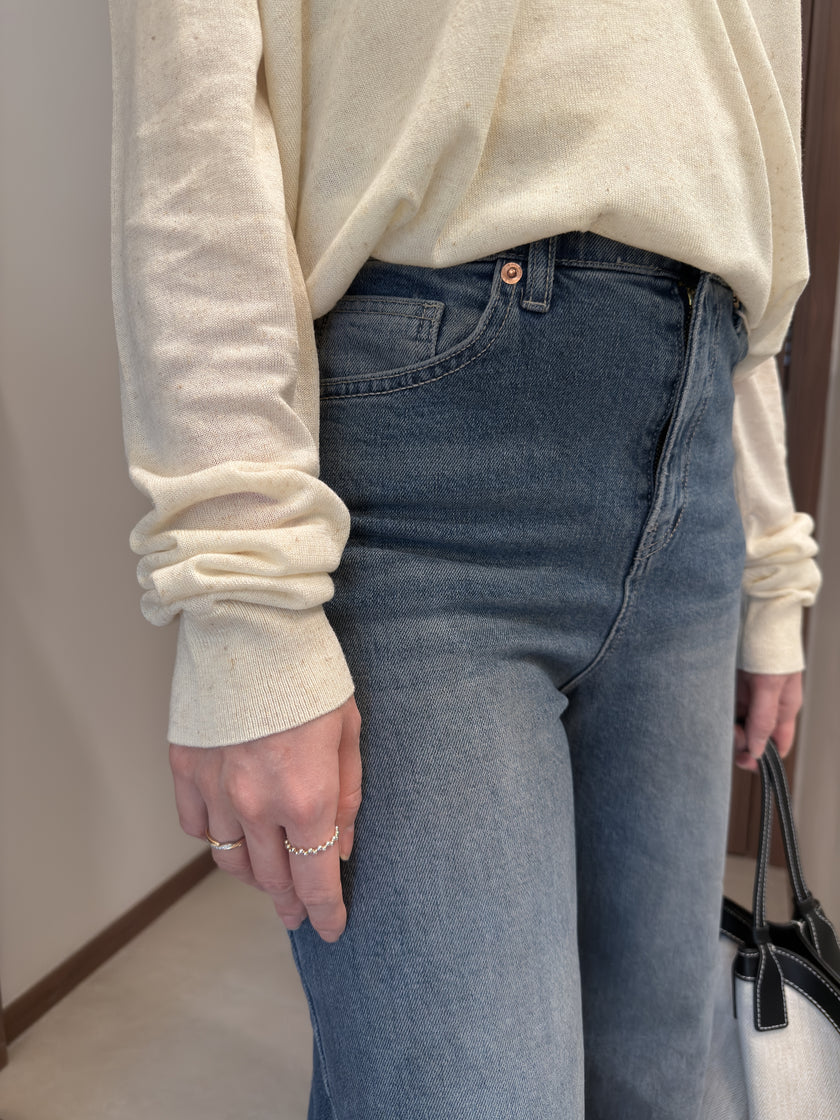 真兩件的亞麻top set