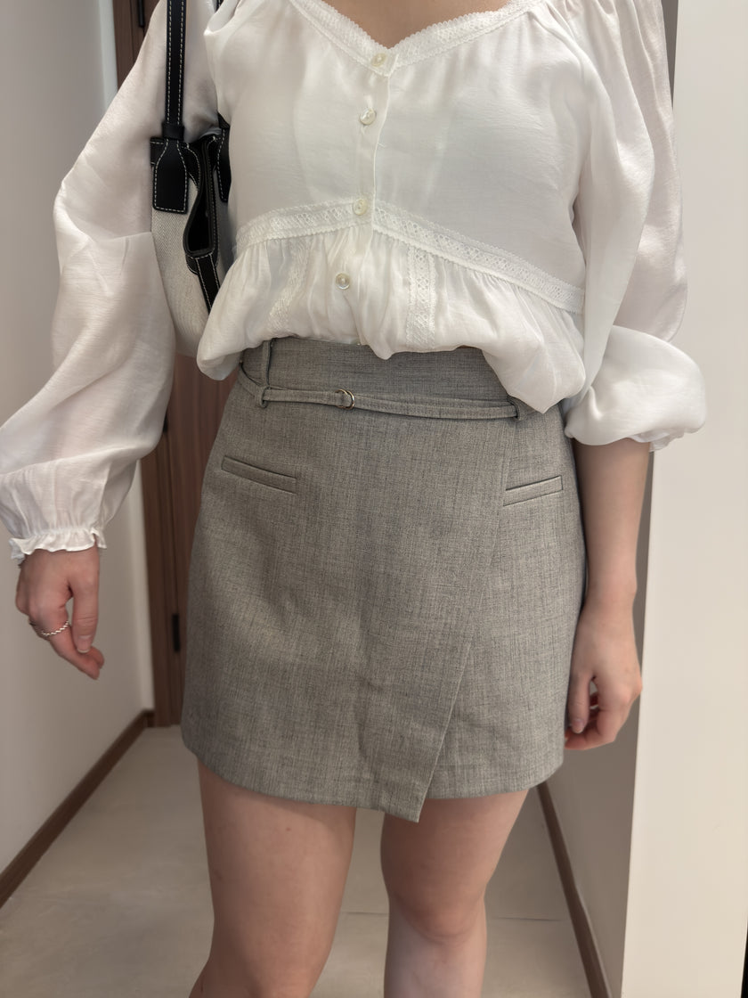 [春秋] 高腰西裝裙褲